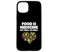 Medicina Alimentare Mangiare Vero Per Guarire Vegetariano Custodia per iPhone 15 Plus