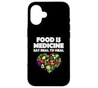 Medicina Alimentare Mangiare Vero Per Guarire Vegetariano Custodia per iPhone 16