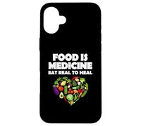 Medicina Alimentare Mangiare Vero Per Guarire Vegetariano Custodia per iPhone 16 Plus