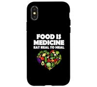 Medicina Alimentare Mangiare Vero Per Guarire Vegetariano Custodia per iPhone X/XS