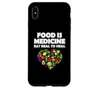 Medicina Alimentare Mangiare Vero Per Guarire Vegetariano Custodia per iPhone XS Max