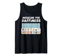 Medicina per Gatti per la Felicità Gattini Carini Donne Ragazze Bambini Canotta