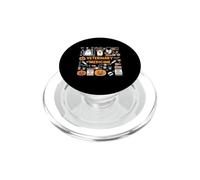 Medicina veterinaria Vet Tech Autunno Autunno Spettrale Halloween PopSockets PopGrip per MagSafe