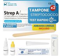 Medicinadellavoro com Tampone Streptococco Rapido Bambini Adulti Test