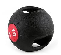 Medicine Ball Double Handle Medicine Ball Core Training Cross Training Throwing Training Rubber Fitness Ball Strength Training Equipment Suitable for Home Gym (Size : 10kg/22lb)