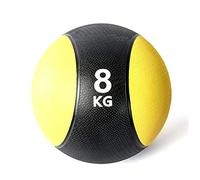 Medicine Ball for Adult Fitness Indoor Aerobic Exercise Gravity Training Solid Rubber Bouncy Ball Suitable for Strength Training 8kg/17.6LB