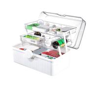 Medicine Box Organizer Storage - 23 x 19 x 33,5 cm Container With Handle With Handle With Handle - Versatile Medicine Storage Contenitori con maniglia, Storrage Case For Camping, Clinic, Workplace