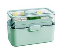 Medicine Box - Organizzatore per pillole multiuso, scomparti rimovibili, contenitore per medicinali, scatola di pronto soccorso con grande capacità con manico per pillole, compresse, vita