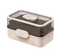 Medicine Organizer Box - Per Medicina Per La Casa Pieghevole A Strati | Contenitore Chiudibile Da Viaggio Per Uso Familiare, Conservazione Multiuso Per Cosmetici, Strumenti, Gioielli,