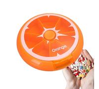 Medicine Storage Box Organizzatore di pillole settimanali, distributore di ricette | Caso di supplemento, custode | Vassoio di smistamento delle pillole, supporto per tablet, monitoraggio dei farmaci,