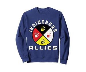 Medicine Wheel MMIW Alleati indigeni Felpa