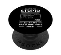 Medico medico sarcastico umorismo prescrizione PopSockets PopGrip Adesivo
