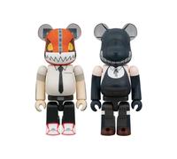 Medicom Toy BE@RBRICK Chainsaw Man Set 2 Pezzi Action Figure Ufficiale Giappone