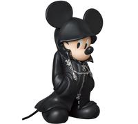 MEDICOM TOY King Mickey Statua 350mm Nero Dipinta Figura Disney Carattere Nuovo