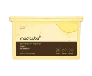 Medicube Deep Vita C Maschere illuminanti quotidiane in tessuto - 30 pezzi