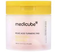 Medicube Kojic Acid Turmeric Pad - Salviettine esfolianti schiarenti - 70 pezzi