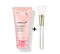 MEDICUBE PDRN Pink Caffeine Night Wrapping Mask 75 ml + pennello 1ea