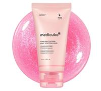 medicube - Maschera avvolgente notturna alla caffeina rosa PDRN, 75 ml