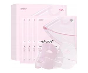 Medicube PDRN Pink Collagen Jelly Gel Mask - 4 pezzi
