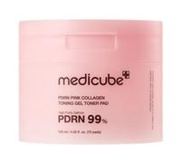 medicube Salmon DNA PDRN Pink Collagen Jelly Pad - Pad tonici in gel con Niacinamide, Madecassoside e Retinolo - Lenitivi e illuminanti - 70 pad