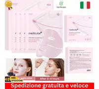 medicube Salmon Dna Pdrn Maschera In Gel Di Collagene Rosa Da Notte Per Una