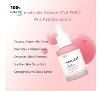 Medicube Salmon DNA PDRN Siero peptidico rosa, Texture del siero, Ingredienti riparatori complessi, Lifting e rassodante, K-Beauty, Trucco coreano