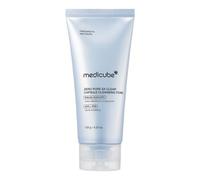medicube Zero Pore Clear Blue Capsule Cleanser 120 g - AHA/BHA/PHA per pori, punti neri e texture - Detersione delicata quotidiana