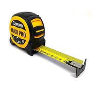Medid Flexometro Maxi PRO 32 mm e 5 Metri di Lunghezza, Doppia unghia, Speciale Antiscivolo, Giallo, 5 x 32 mm