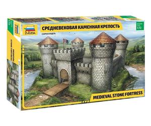 Medieval Fortress Stone Castle 1:72 Plastic Model Kit ZVEZDA