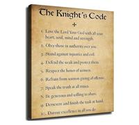 Medieval Knight Poster Vows Chart