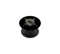Medieval Knight Shield Swords Renaissance Festival Araldica PopSockets PopGrip Adesivo