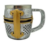 Puckator Boccale Decorativo - Cavaliere Medievale - Oro e Argento