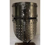 Medieval Knight Templar Helmet - re-enactment / role-play / larp / fancy-dress