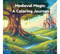Medieval Magic : A Coloring Journey: A Fantasy Coloring Book with Castles, Soldiers, and Elves