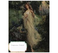 Medieval Renaissance Art College Ruled Notebook Great for Work, School, and Business 100 Pages