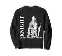 Medieval Renaissance Knight Live Without Fear Warrior Felpa