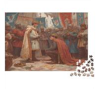 Medieval Representation of Fealty Puzzle 1000Pcs Decorazione Per La Casa. Rilassamento E Intelligence Per Adulti E Bambini Da 14 Anni 1000pcs (75x50cm)