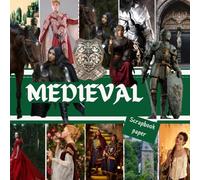 MEDIEVAL SCRAPBOOK PAPER: This is a double sided craft paper, used in DIY junk journals, EPHEMERA, ORIGAMI, DECOUPAGE, MIXED MEDIA ART, Collage, etc...
