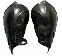 Medieval Steel LARP Warrior Gothic Dark Coppia di armature Spalla Set