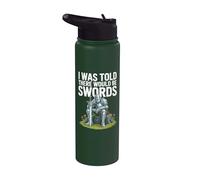 Medieval Times Mi è stato detto che ci sarebbero state spade Stainless Steel Insulated Water Bottle