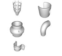 Medieval Wall Mount Torch Light Fixture for Animated Flame Bulbs