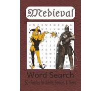 Medieval Word Search Puzzle Book: Word Searches with Easy to Read Print About Medieval Times, Knights, Castles and More | 6x9 inches, 110 pages | 50+ ... Gifts for Vacations, Holidays, and Spare time