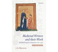 J. A. Burrow – Medieval Writers and Their Work: Middle English Literature 1100–1500 – 2ª ed.