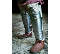 Medievale Battle Pronto Acciaio Greaves Fatto Da di Qualità Metallo Gamba Armor