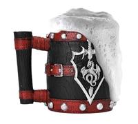 Medievale - caffè medievale | Autentico Medievals - Tazza | 600 ml Barile di birra | Acciaio inossidabile - Caffè in legno - Bicchiere per birra a bottiglia, per feste - Decorazione