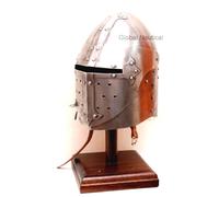 Medievale Crusader Casco Visiera Armor Integrale Battle Pronto 18 Controllo