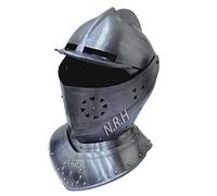 Medievale Europeo Chiuso Cavalieri Armatura Casco Roman Burgonet Casco