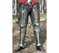 Medievale Gotico Intera Gamba Armor Acciaio Pieno Knight Greaves Crusader Larp