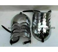 Medievale Knight Metallo Spallacci Warrior Spalla Armor Cosplay Larp Halloween