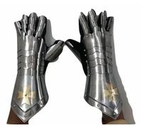 Medievale Larp Gauntlet/Guanti Armor Paio Cavaliere Templare Crusader Regalo